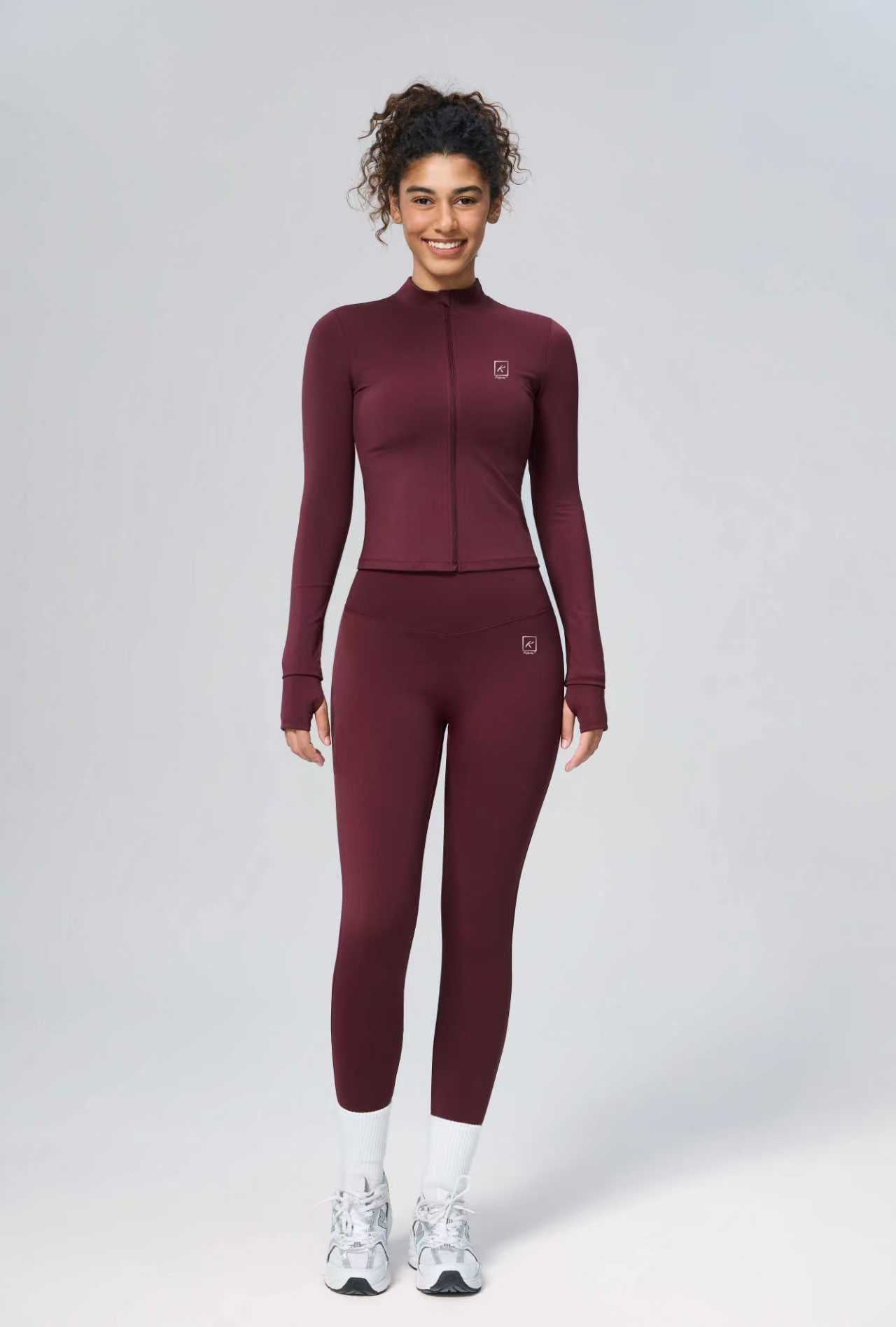 Ensemble Sport 4 Pièces (Jacket, Brassière, Legging, Short) Kofferdy Premium